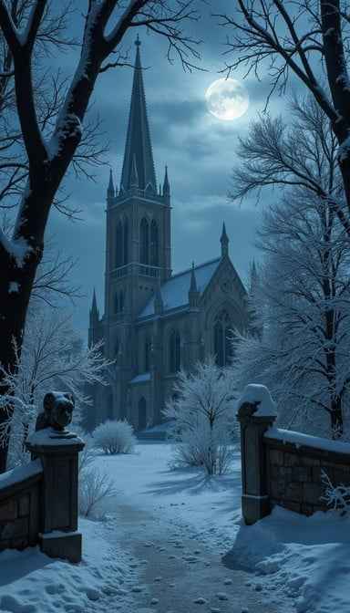 Frozen Midnight Spires Frozen Midnight Spires