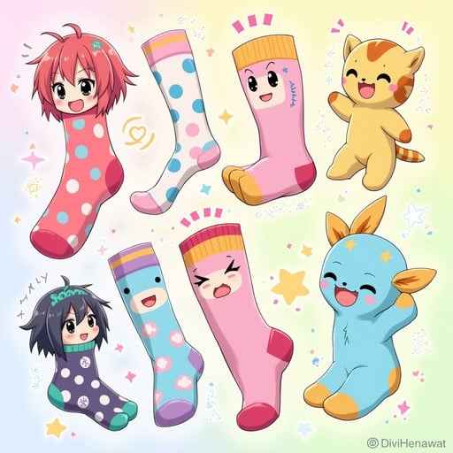 Kawaii Sock Friends Kawaii Sock Friends