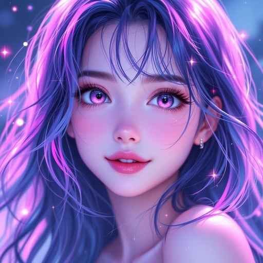 Dreamy Anime Portrait