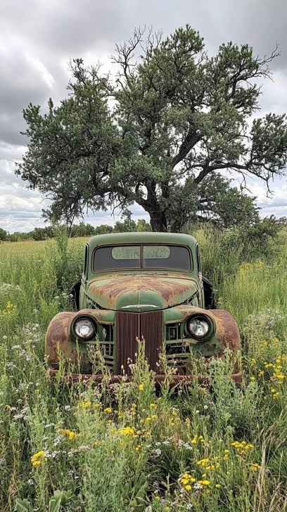 Vintage Car Abandoned