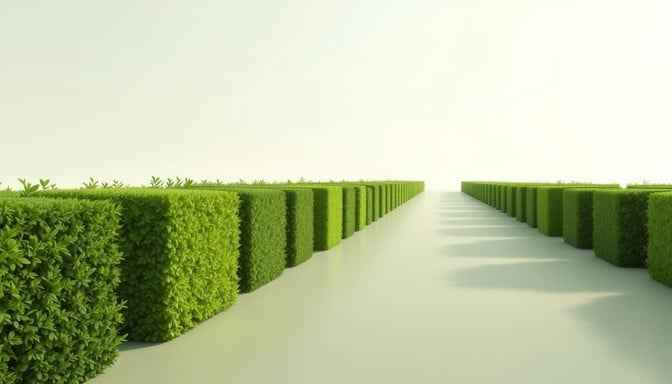Endless Green Corridor