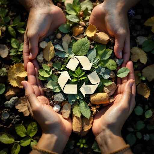 Nature's Recycling Symbol Nature's Recycling Symbol
