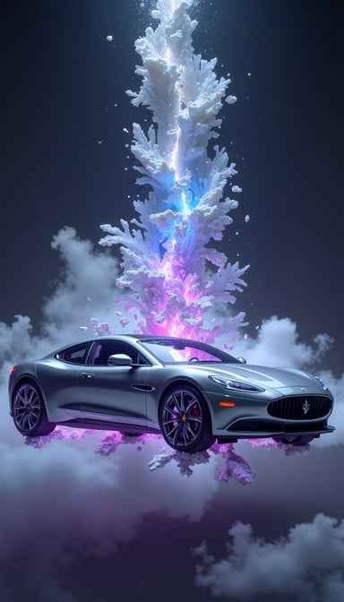 Crystallizing Sports Coupe