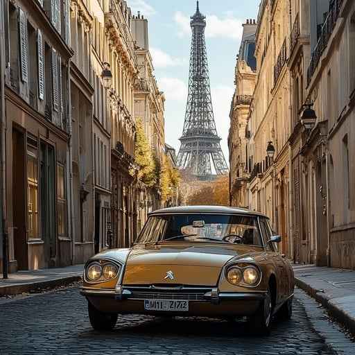 Vintage Car Displayed