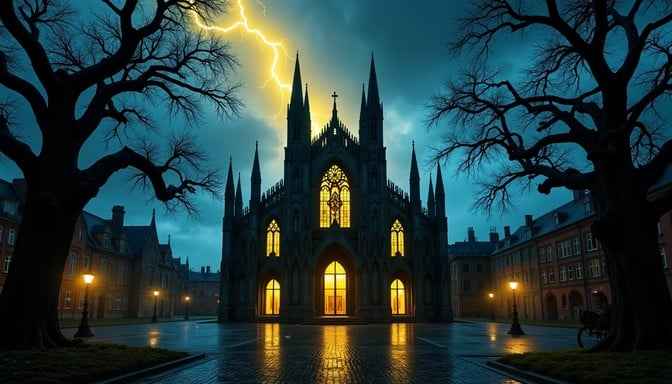 Illuminated Gothic Sanctuary