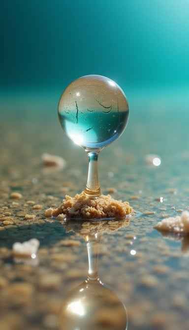 Tidal Droplet Lens