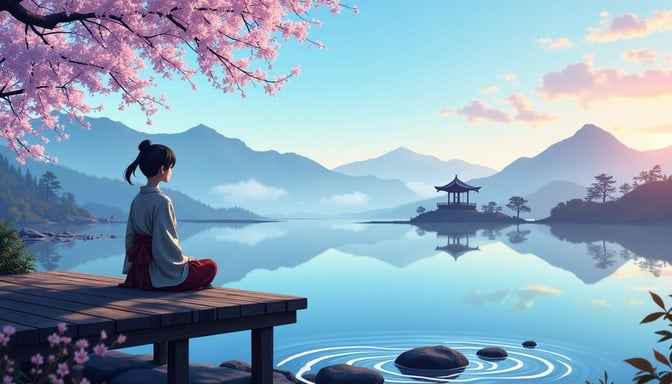 Tranquil Mountain Reflection Tranquil Mountain Reflection