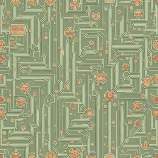Vintage Circuit Pattern Vintage Circuit Pattern