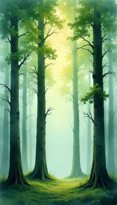 Ethereal Woodland Path