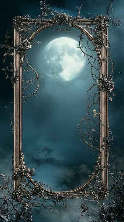 Mystical Moonlit Frame
