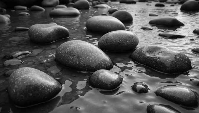Wet Smooth Stones Wet Smooth Stones