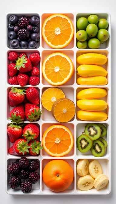 Colorful Fruit Array Colorful Fruit Array