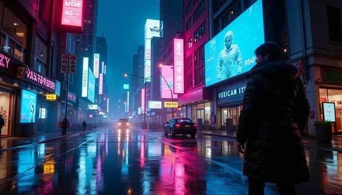 Neon Rainy Night Neon Rainy Night