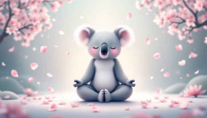 Zen Koala Meditates