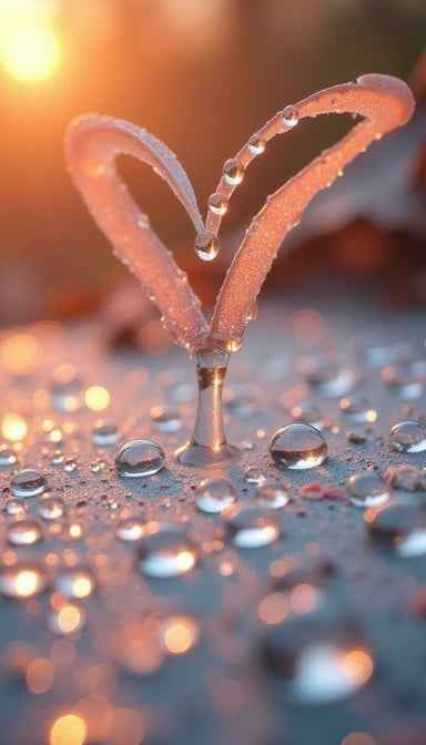 Dewdrop Heart Reflections Dewdrop Heart Reflections