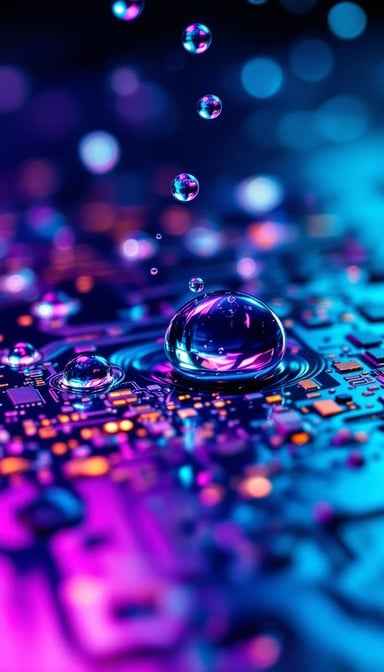 Techno Water Drops Techno Water Drops