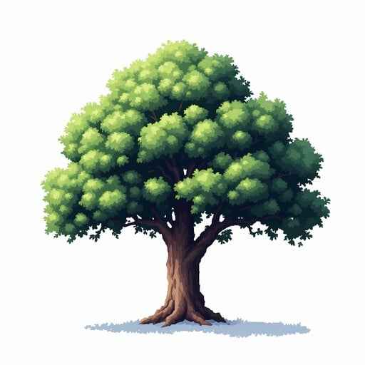 Majestic Pixel Tree
