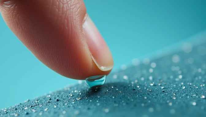 Touch of moisture