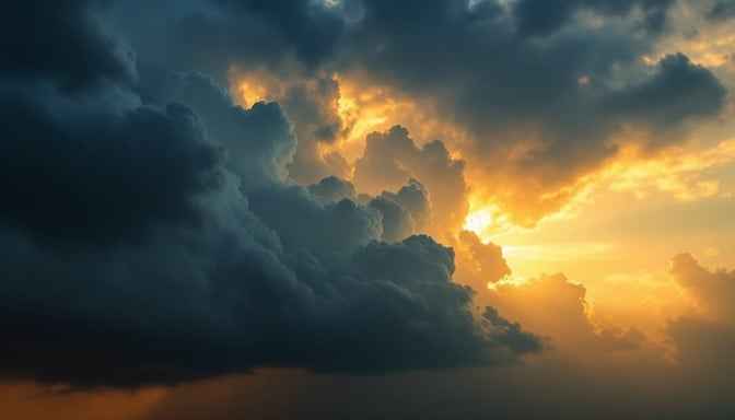 Storm Meets Sunset