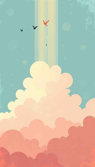 Dreamy Cloud Ascent