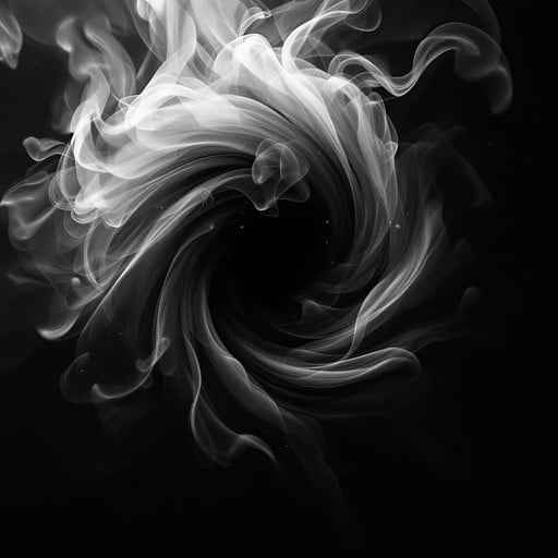 Swirling Smoke Spiral