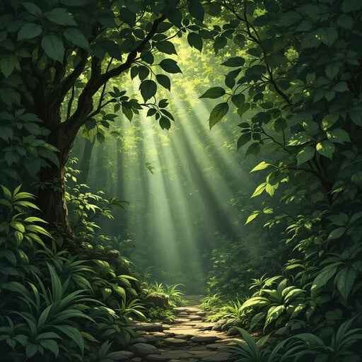 Mystical Forest Path