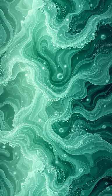 Flowing Teal Currents Flowing Teal Currents