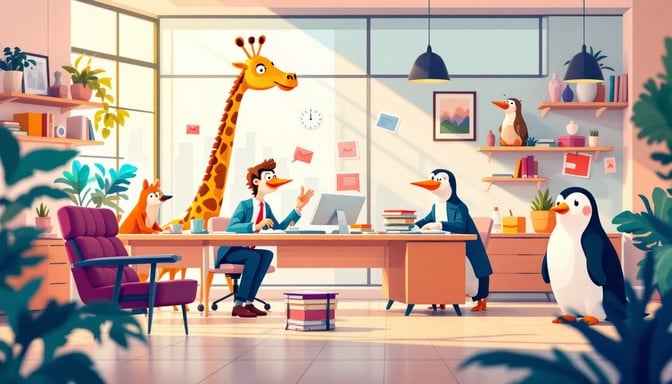 Whimsical Office Safari Whimsical Office Safari