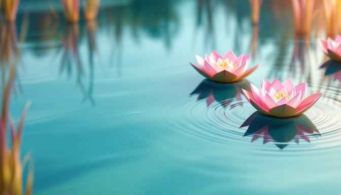 Peaceful Lotus Pond