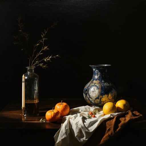 Luminous Baroque stilllife Luminous Baroque stilllife
