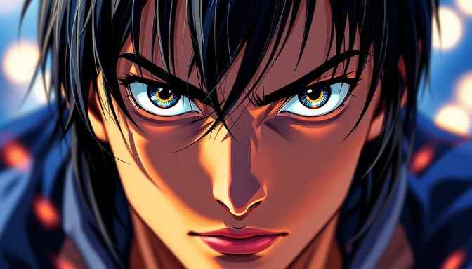Intense Anime Gaze