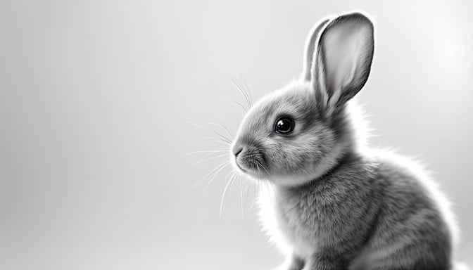 Gentle Bunny Portrait