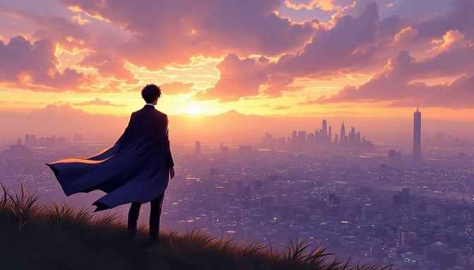 Sunset City Watcher