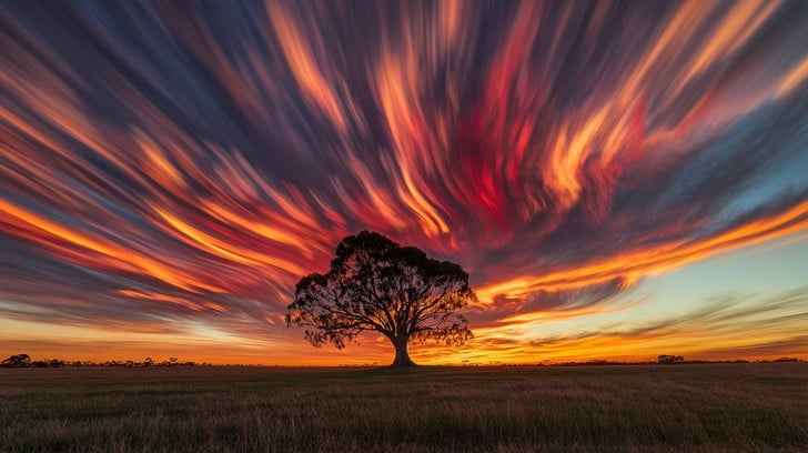 Fiery Sky Sunset