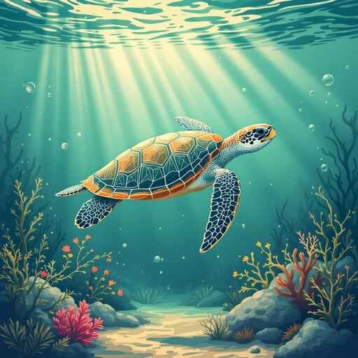 Turtle's Ocean Dance