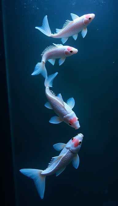 Ethereal White Koi