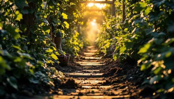 Nature's Golden Tunnel