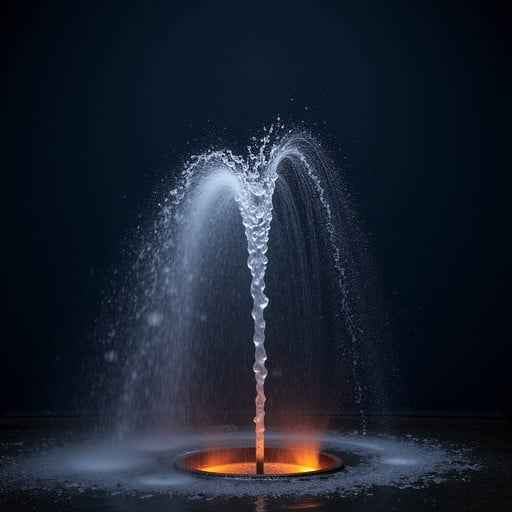 Illuminated Water Arc