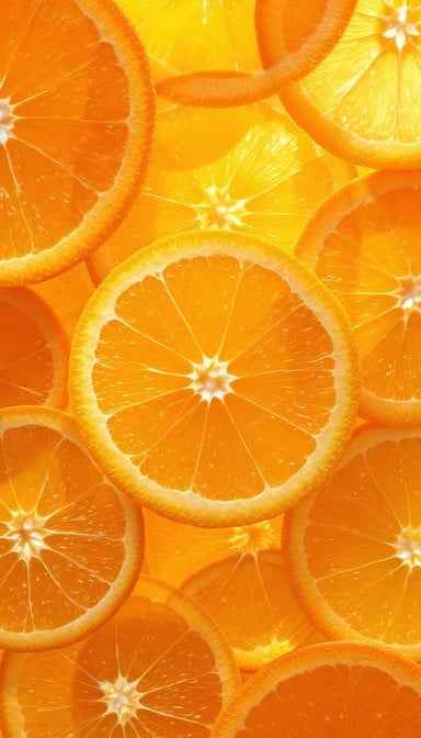 Glowing Orange Slices
