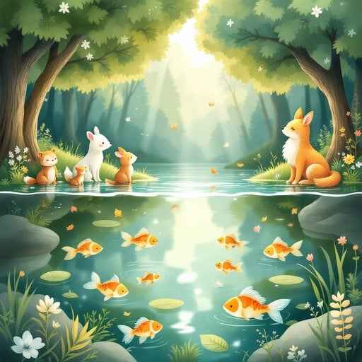 Magical Woodland Pond Magical Woodland Pond