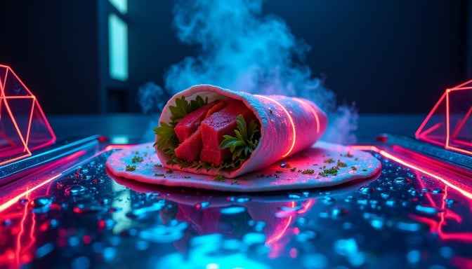Cyberpunk Street Food
