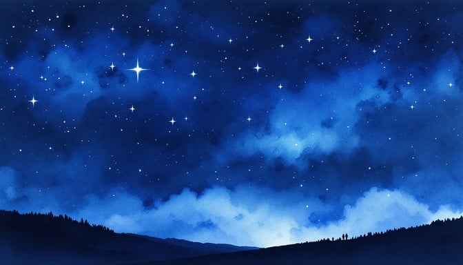 Cosmic Blue Serenity