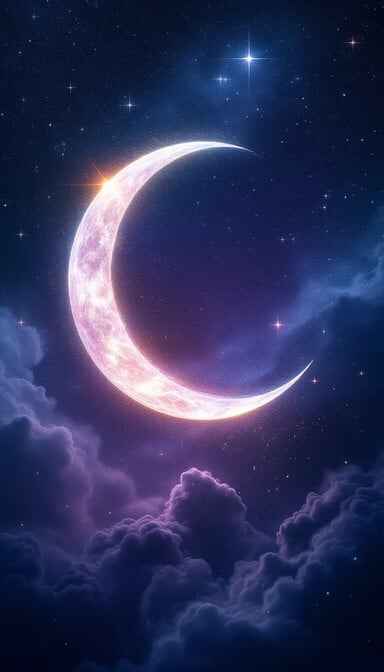 Crescent Moon Night