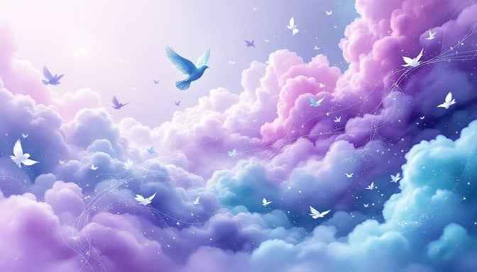 Dreamy Bird Sky