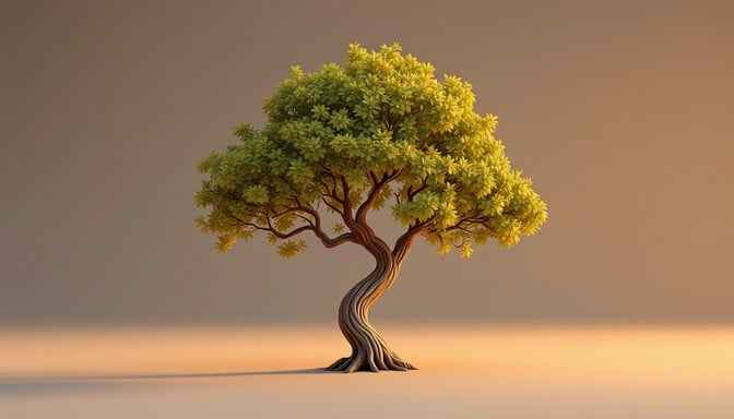 Twisted Tree Sunset
