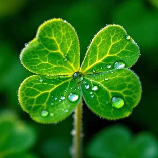 Dewy Clover Leaf Dewy Clover Leaf