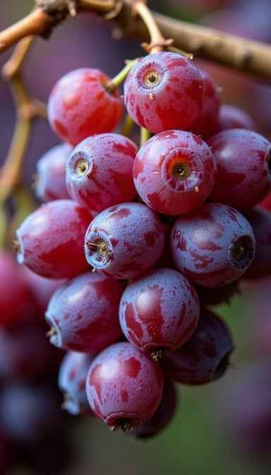 Translucent fruit detail