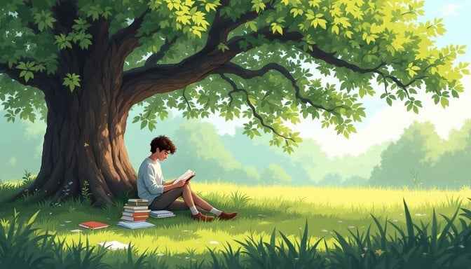 Peaceful Tree Study