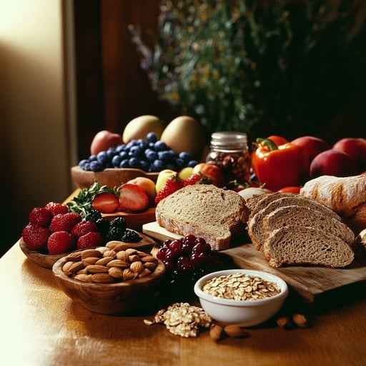 Sumptuous food spread