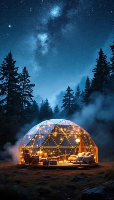 Glowing Forest Dome